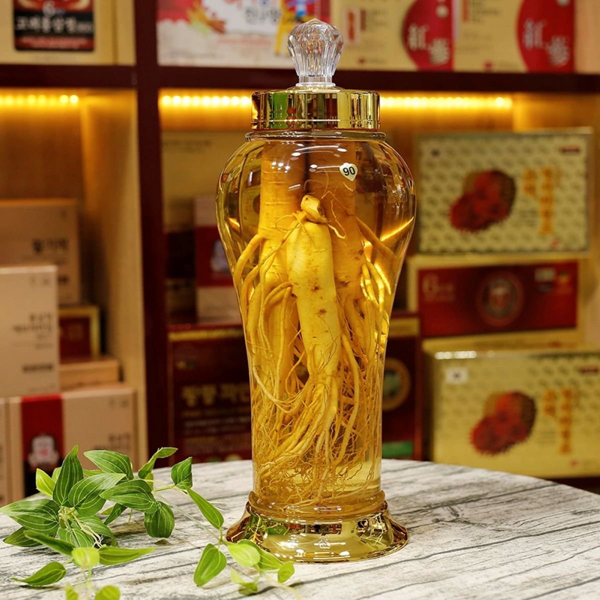 Rượu sâm (Ảnh: Quasangtrong)