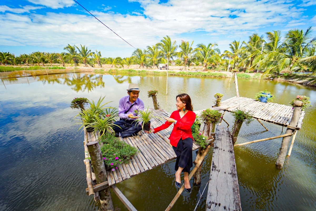 Khu du lịch cộng đồng Cồn Chim (Ảnh: Du lịch Trà Vinh)