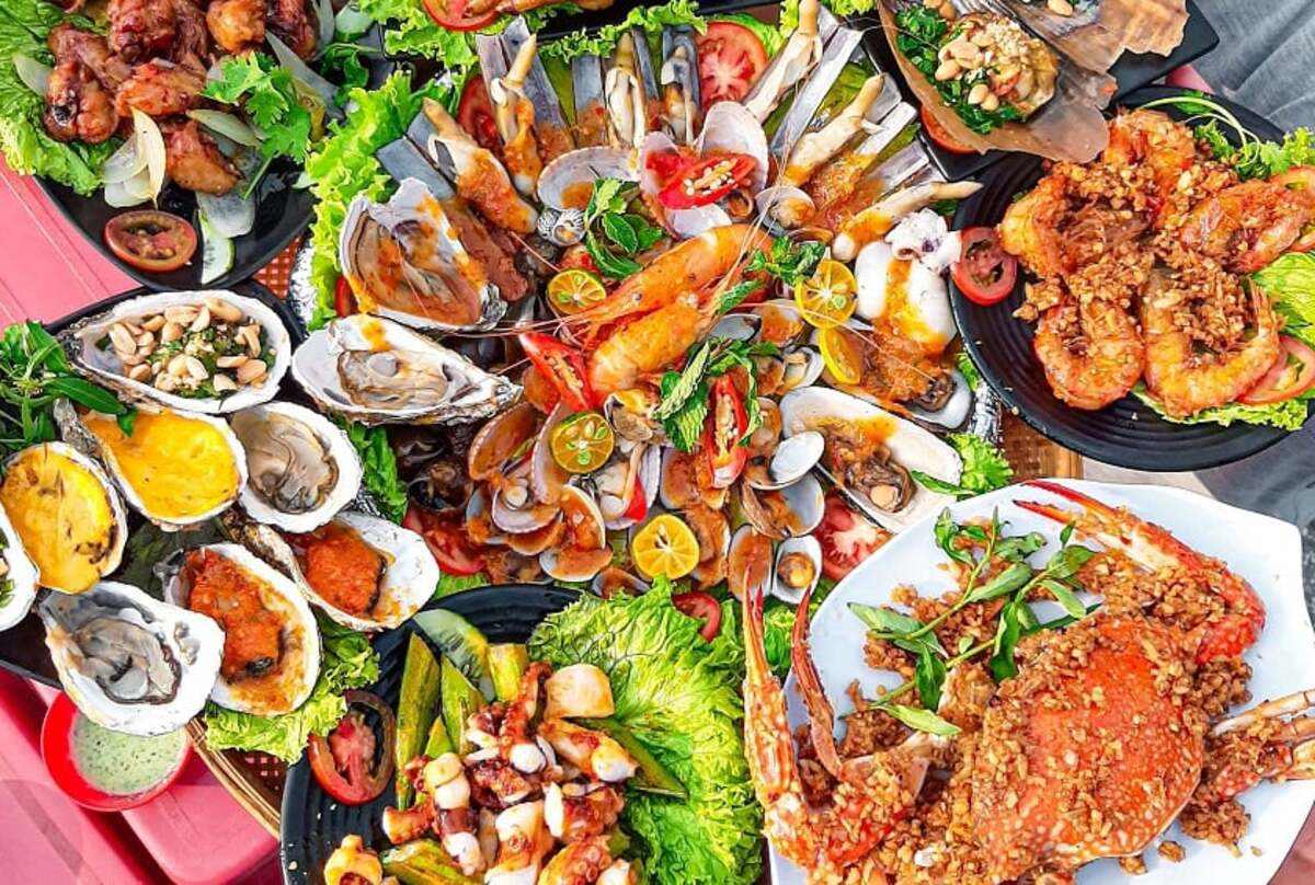 Các loại hải sản Vũng Tàu (Nguồn: Internet)