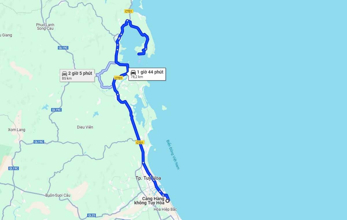 Ảnh chụp màn hình Google Maps