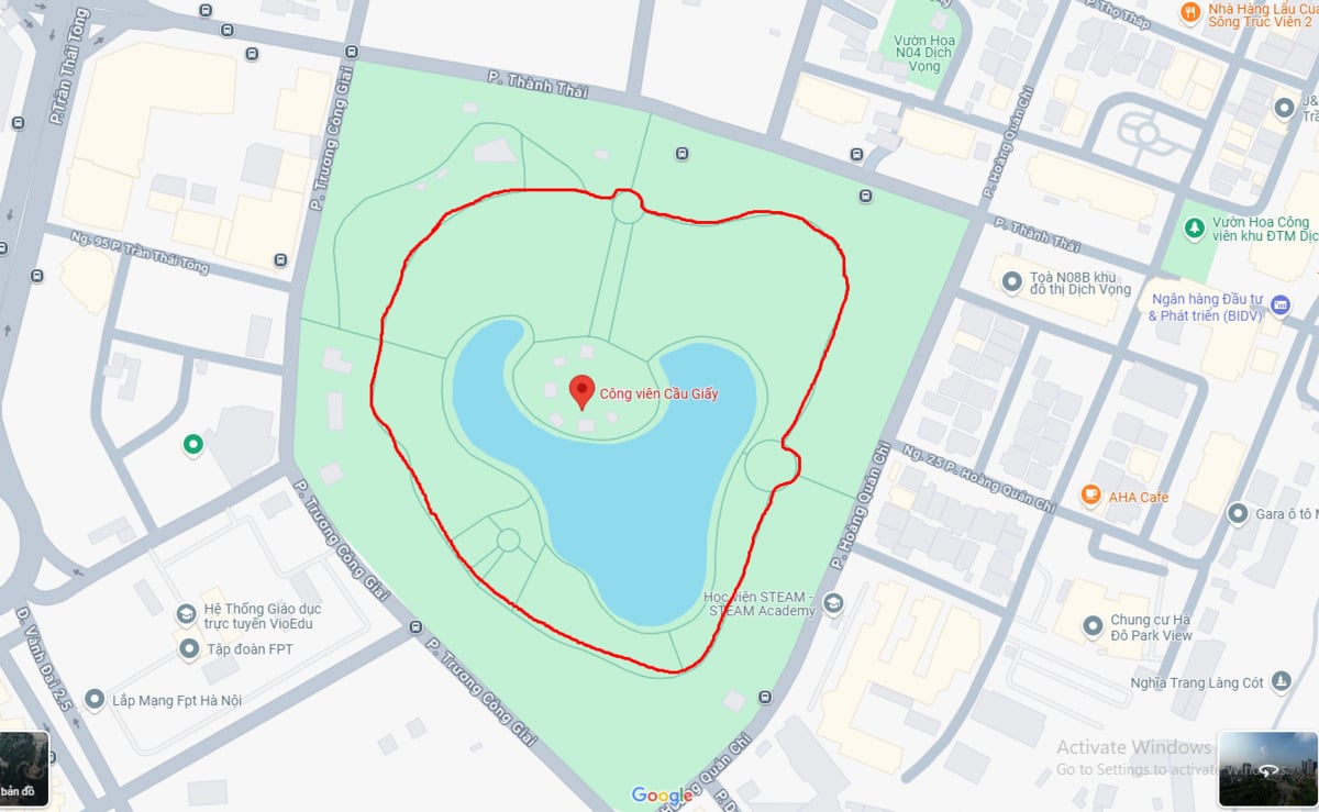 Ảnh chụp màn hình Google Maps