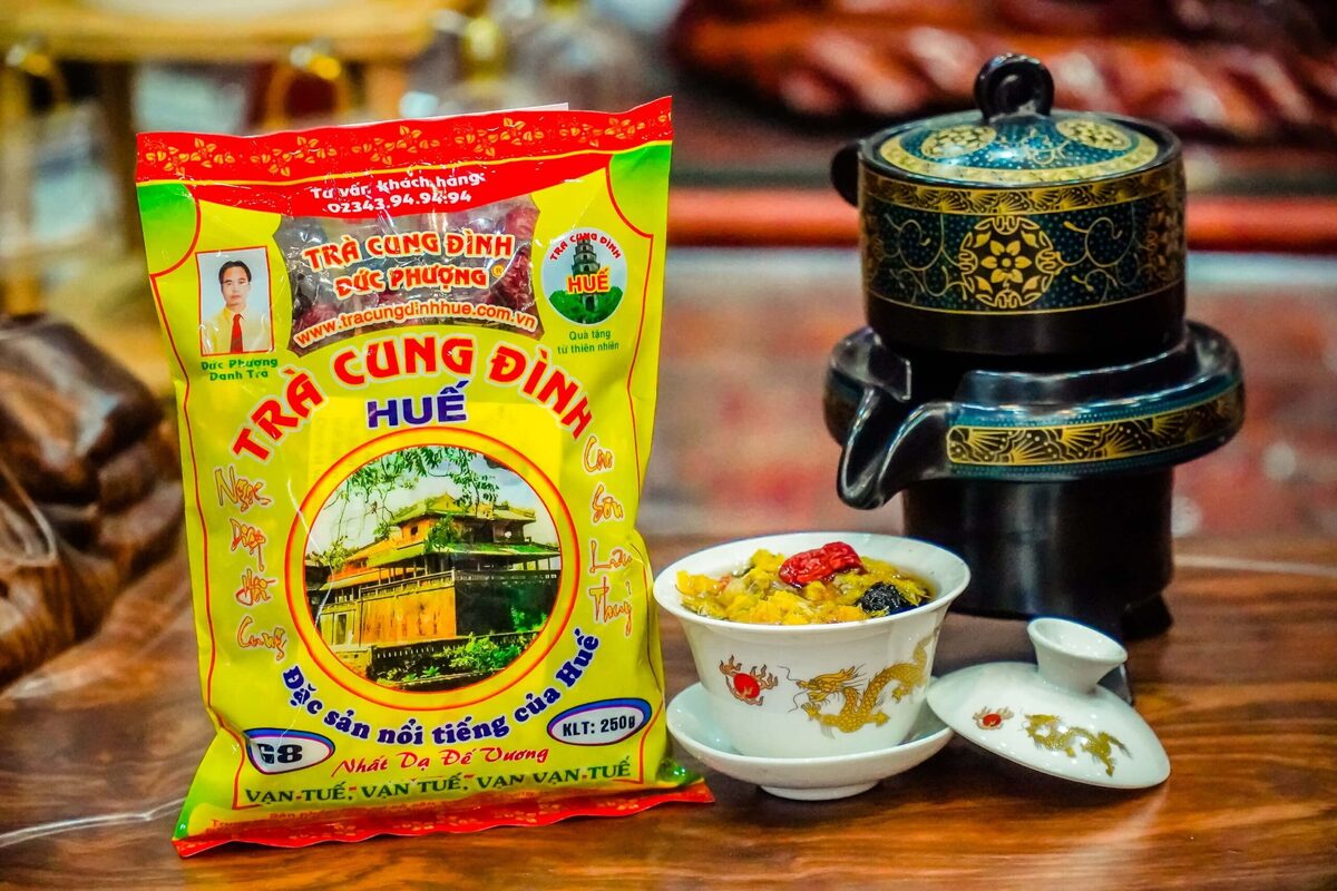 Trà cung đình Huế (Ảnh: Trà Cung Đình Huế)