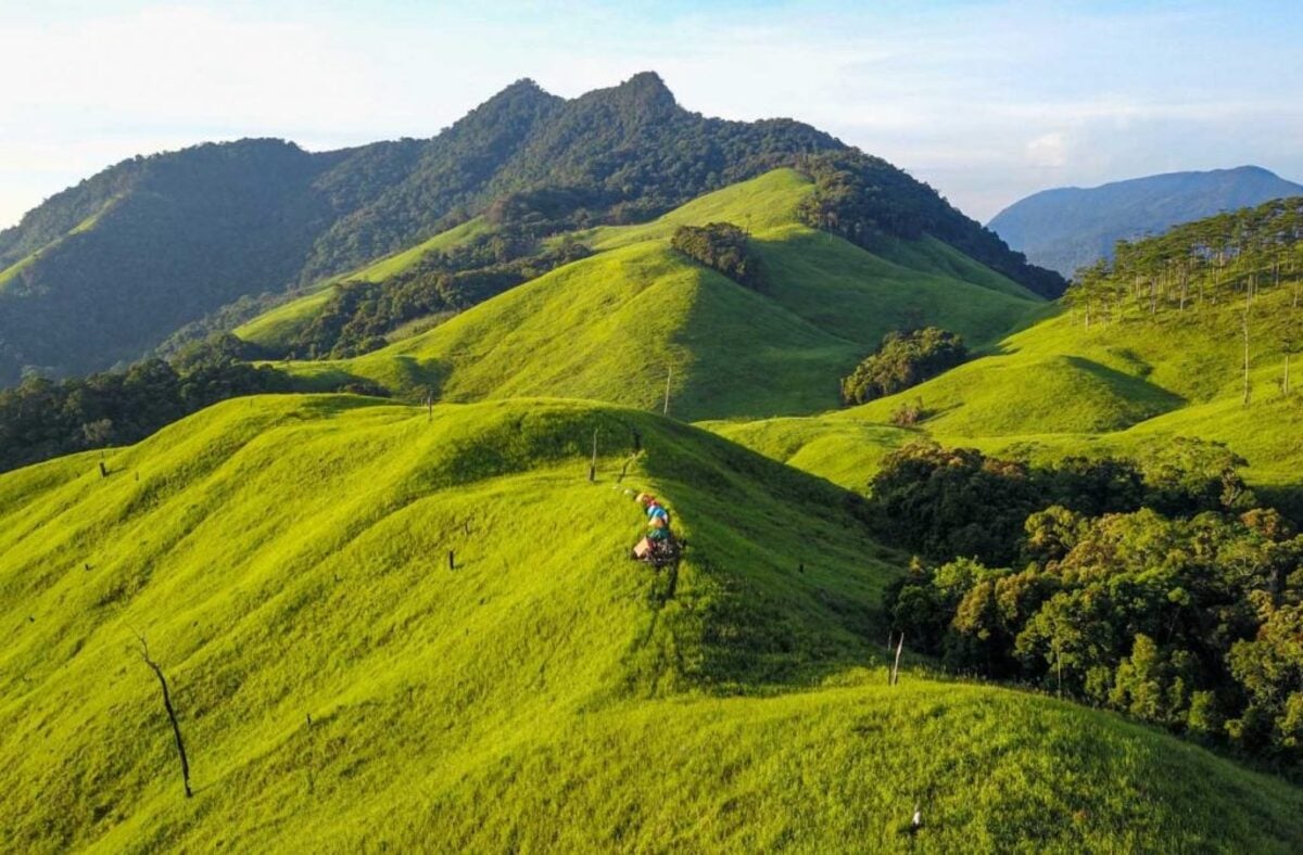 Cung đường trekking Tà Năng (Ảnh: Mây Adventure)