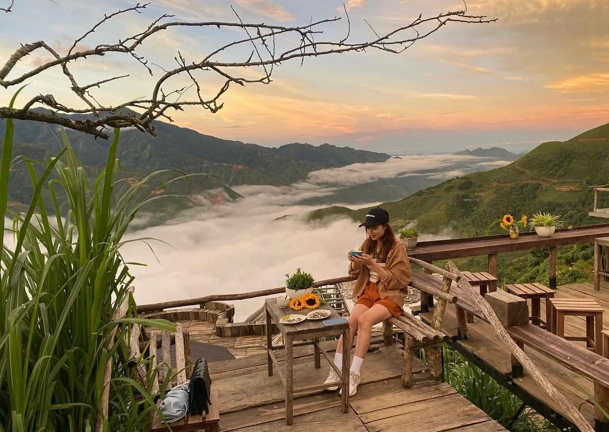 Thào là một trong những quán cafe hot nhất nhì Tam Đảo (Ảnh: Internet)