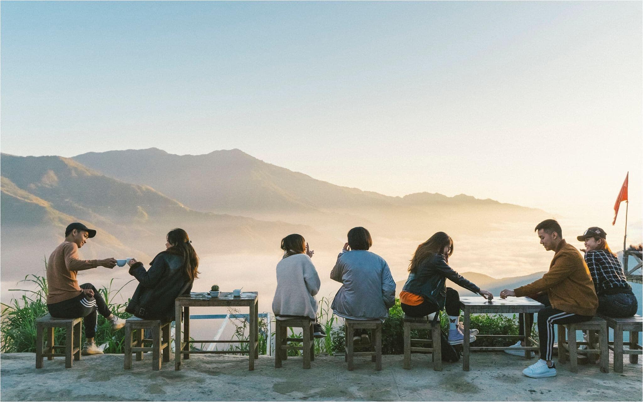 Khung cảnh yên bình và thơ mộng (Ảnh: Thào Coffee)