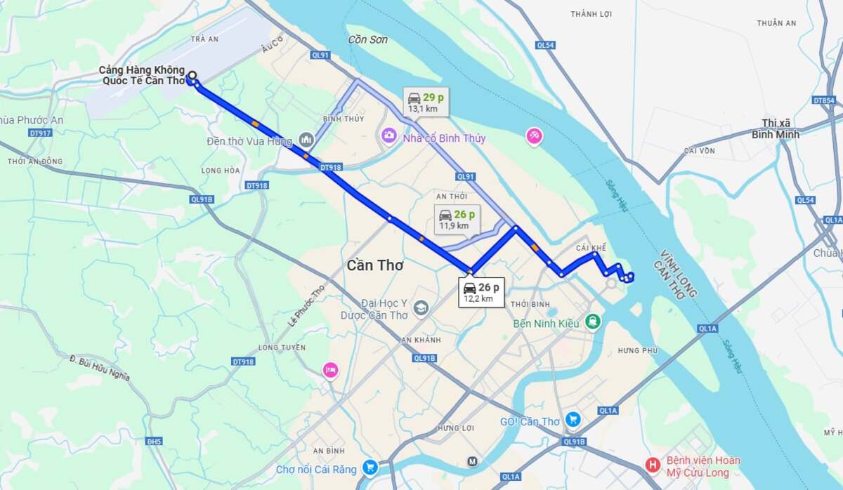 Ảnh chụp màn hình Google Maps