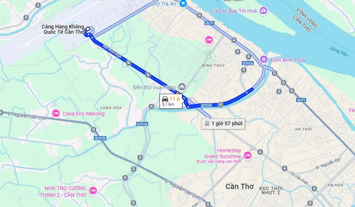 Ảnh chụp màn hình Google Maps