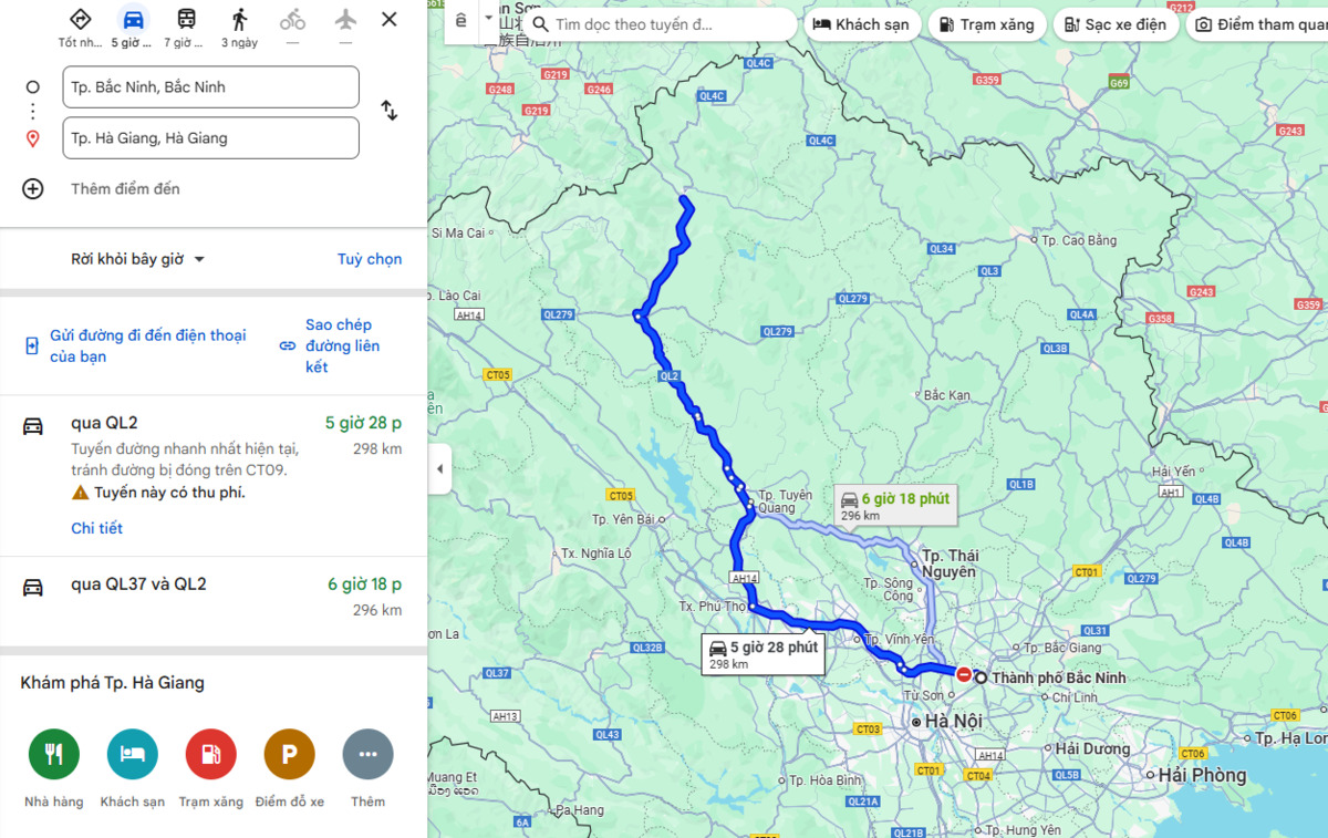 Ảnh chụp màn hình Google Maps