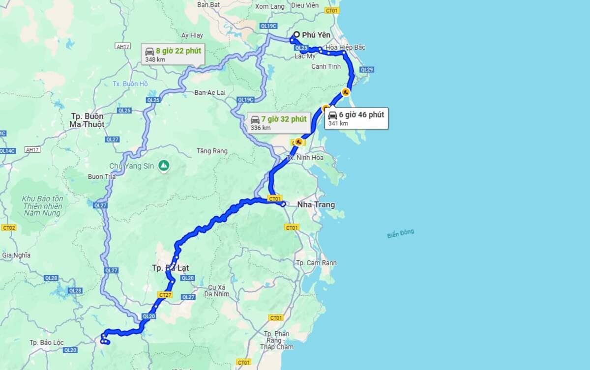 Ảnh chụp màn hình Google Maps