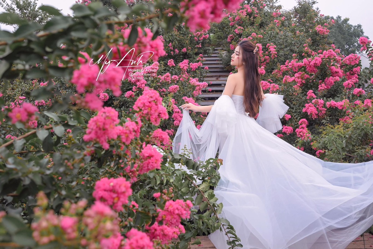 Vườn hoa Phương Linh: Địa điểm sống ảo tuyệt đẹp tại Hà Nội - ảnh 2