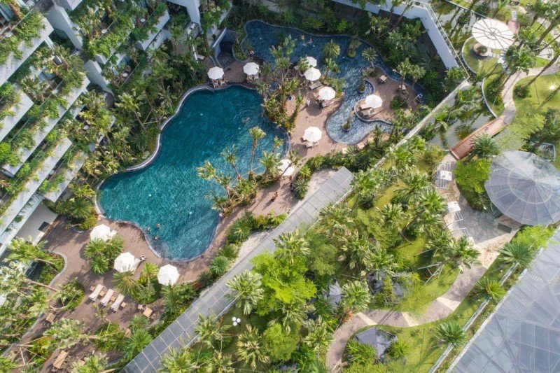 Bể bơi ốc đảo Palm Pool (Ảnh: Internet)