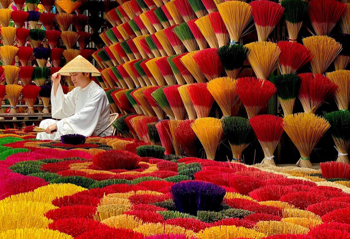 Làng hương Thủy Xuân (Ảnh: Nguyễn Xuân Khánh/Check in Vietnam)