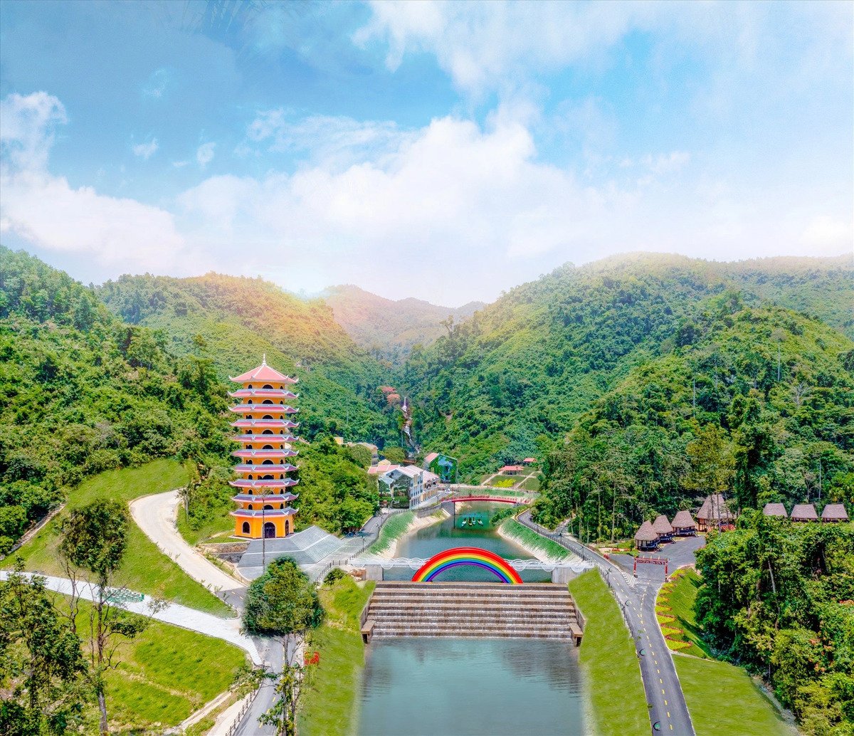 Khu du lịch Cổng Trời Đông Giang (Ảnh: P.Thảo/Báo Thanh Niên)