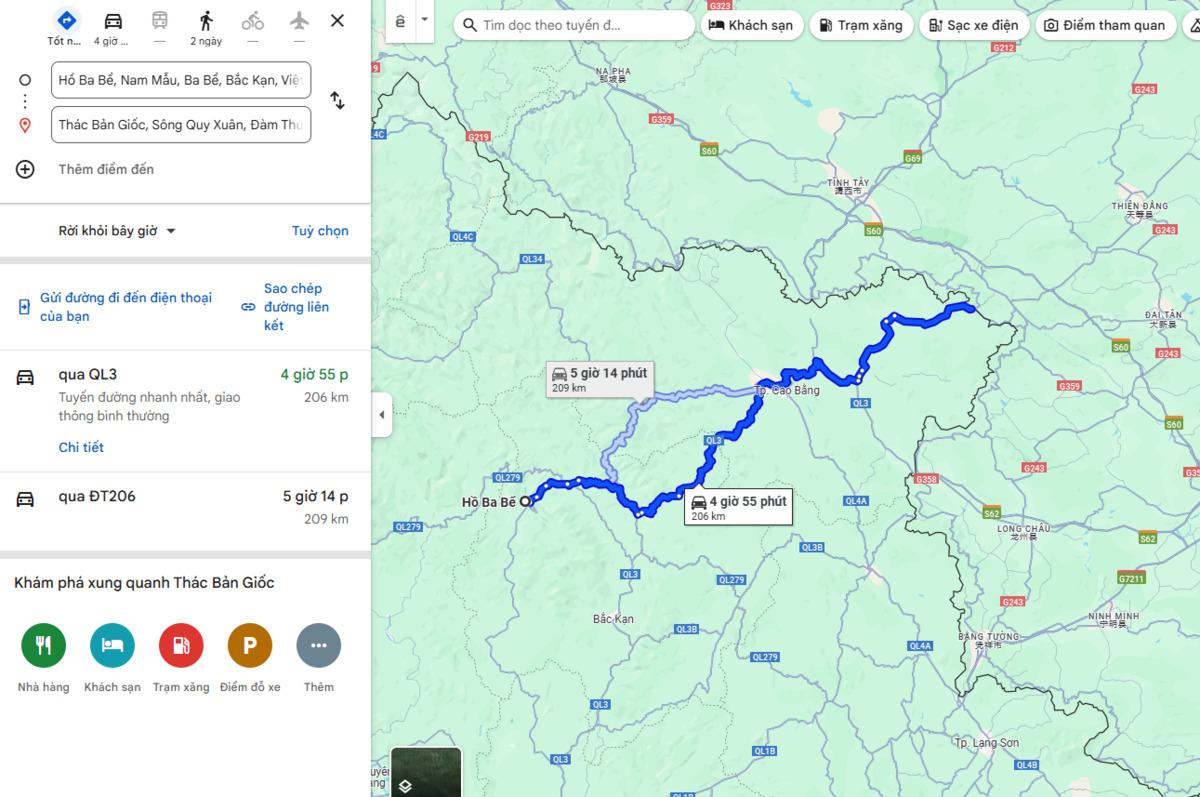 Ảnh chụp màn hình Google Maps