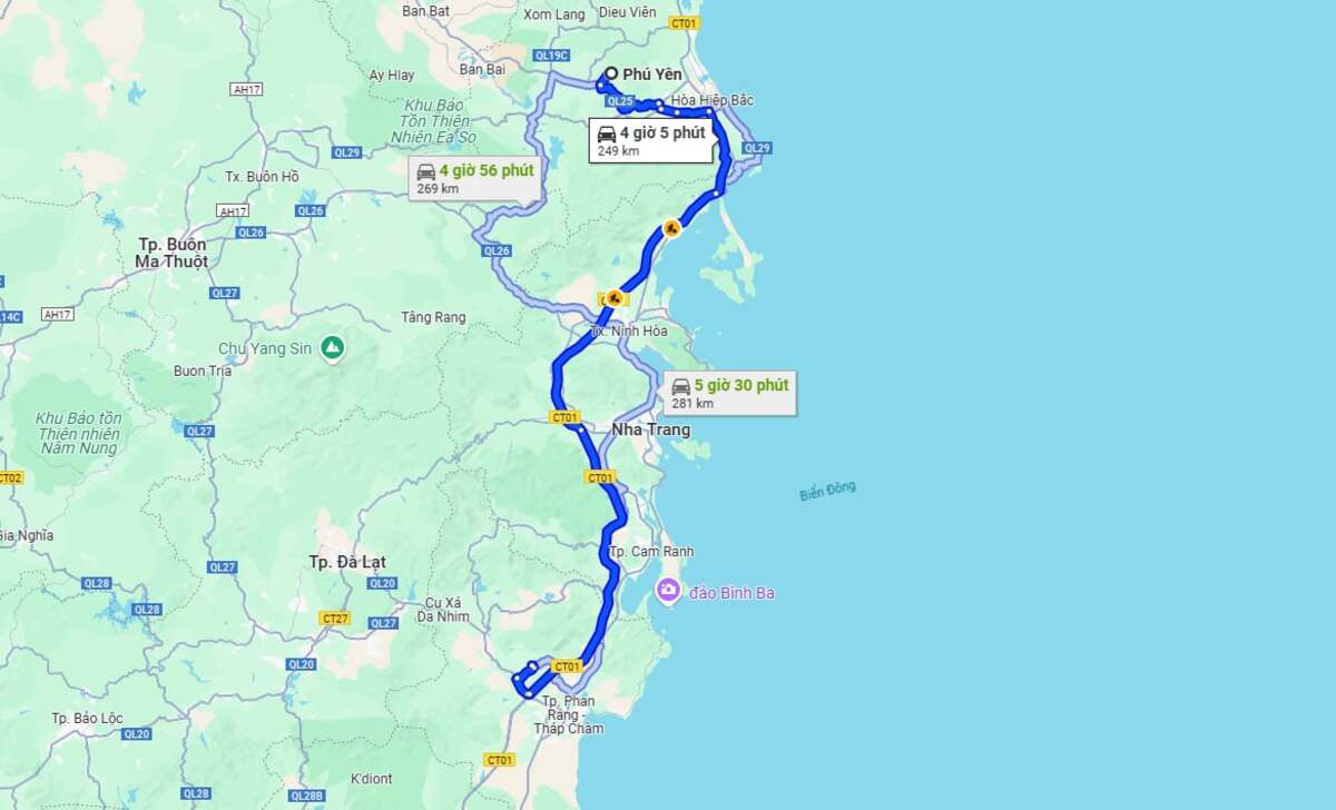 Ảnh chụp màn hình Google Maps