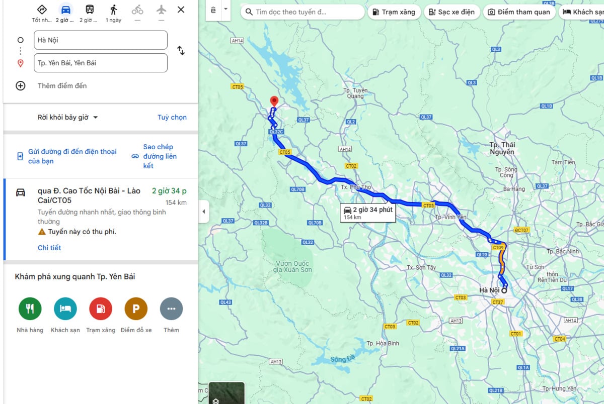 Ảnh chụp màn hình Google Maps