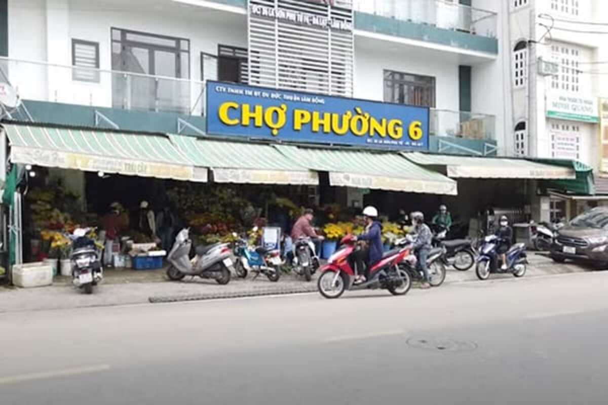 Chợ Phường 6 (Nguồn: Internet)