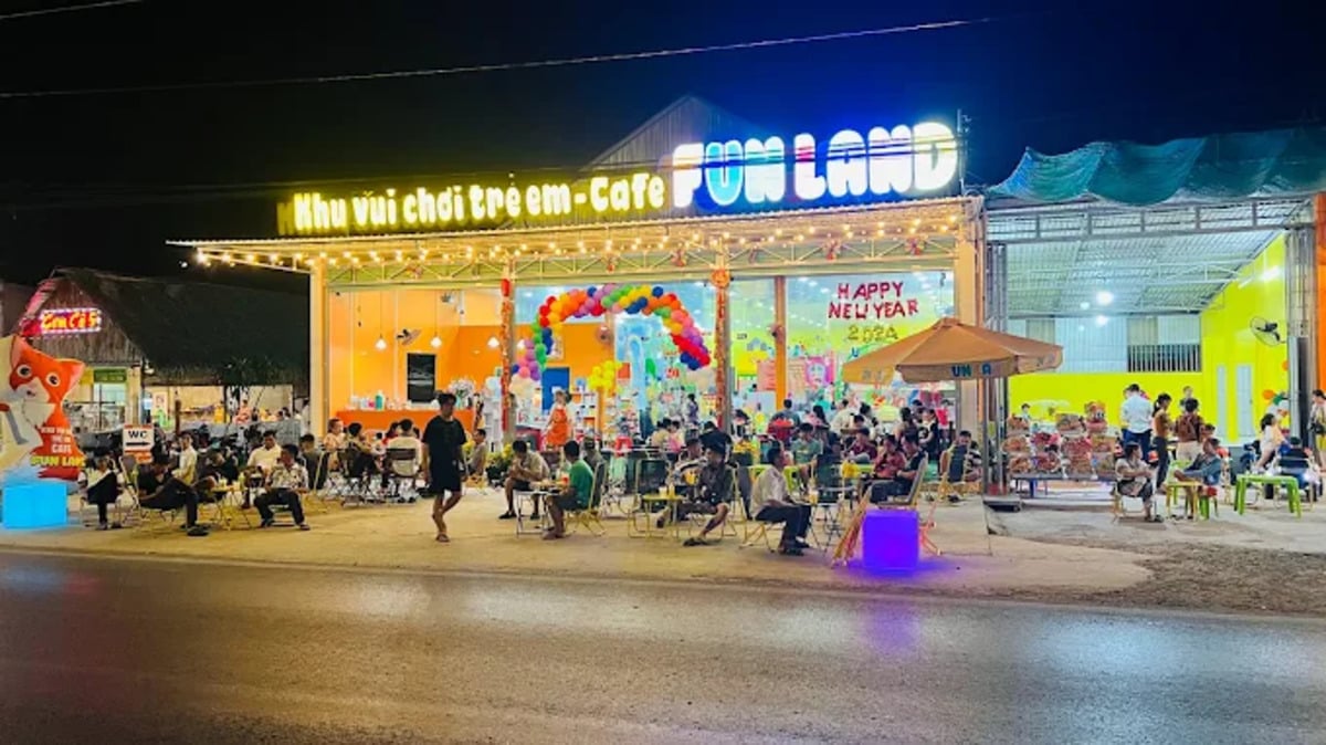 Fun Land Mỹ Hiệp (Ảnh: Khu vui chơi trẻ em - Cafe FUN LAND)