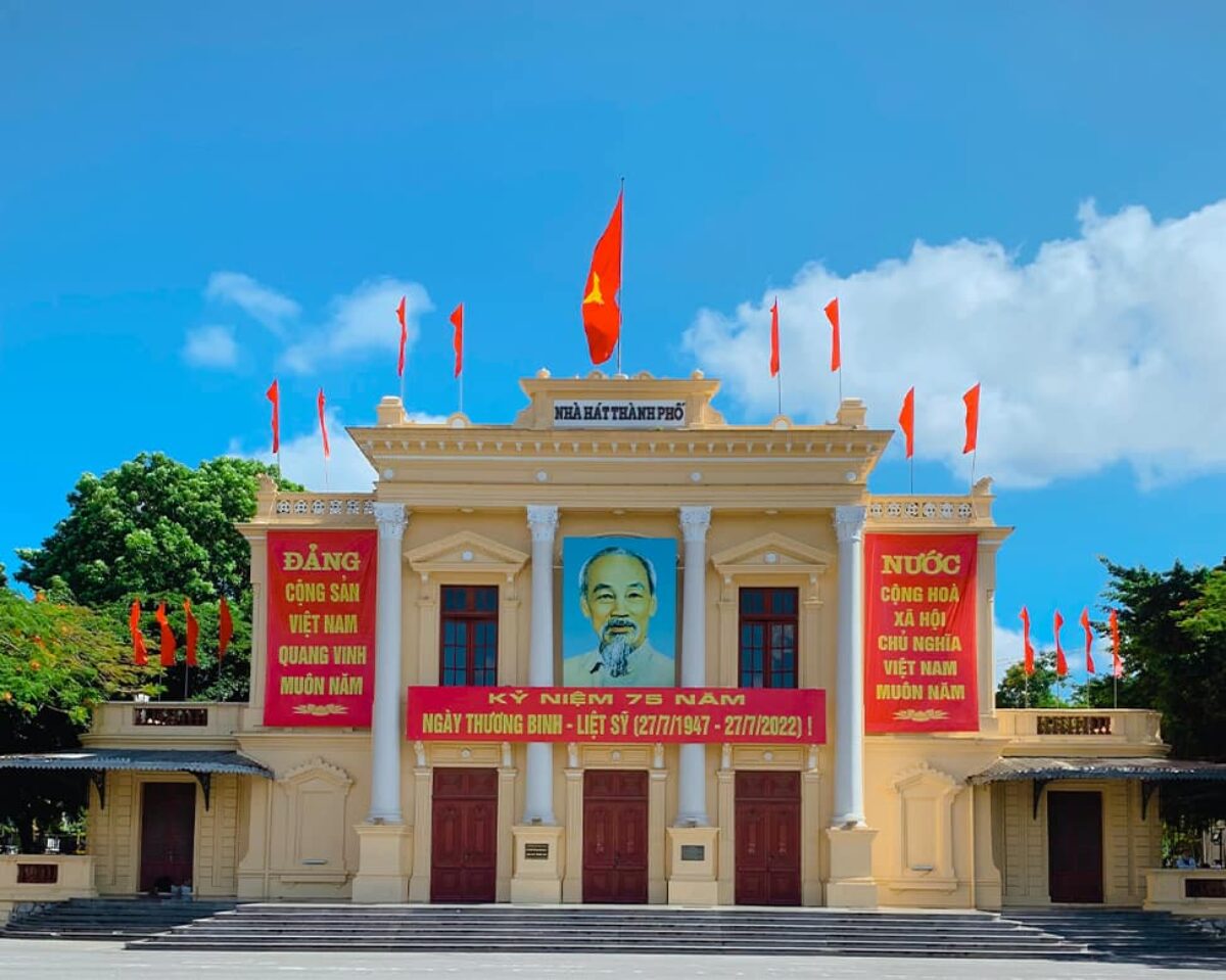 Nhà hát lớn Hải Phòng. (Ảnh: Internet)