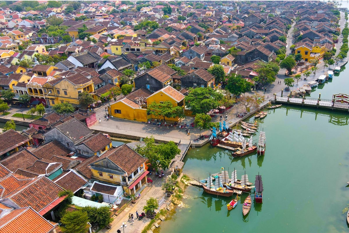 Hội An nhìn từ trên cao. (Ảnh: Internet)