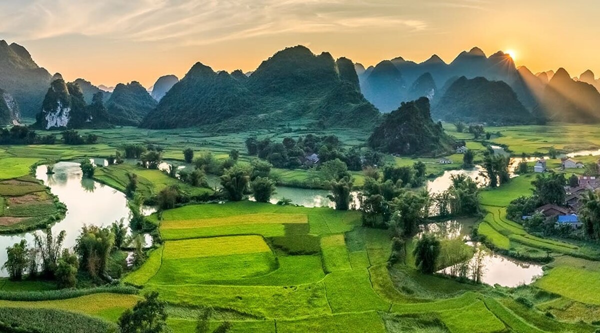 Vẻ đẹp của Cao Bằng mùa hè. (Ảnh: Internet)
