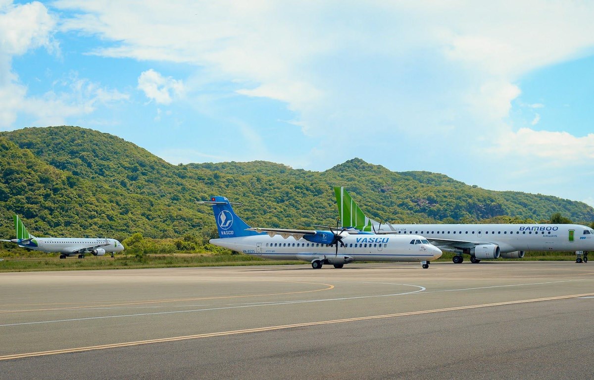 Sân bay Côn Đảo. (Ảnh: TTXVN)