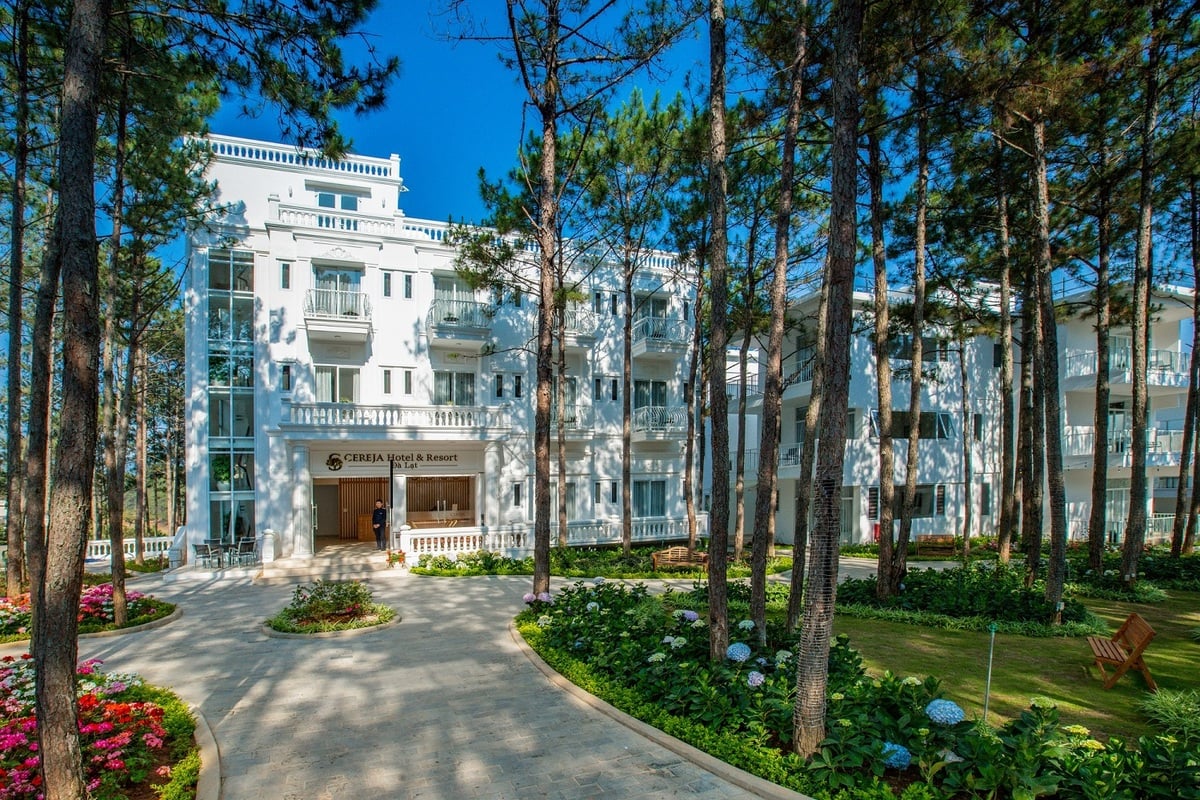 Cereja Hotel & Resort nhìn từ bên ngoài (Ảnh: Cereja Hotel & Resort)