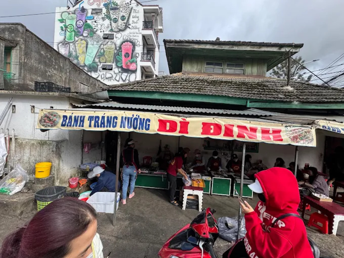 Bánh Tráng nướng Dì Đinh (Nguồn: Internet)