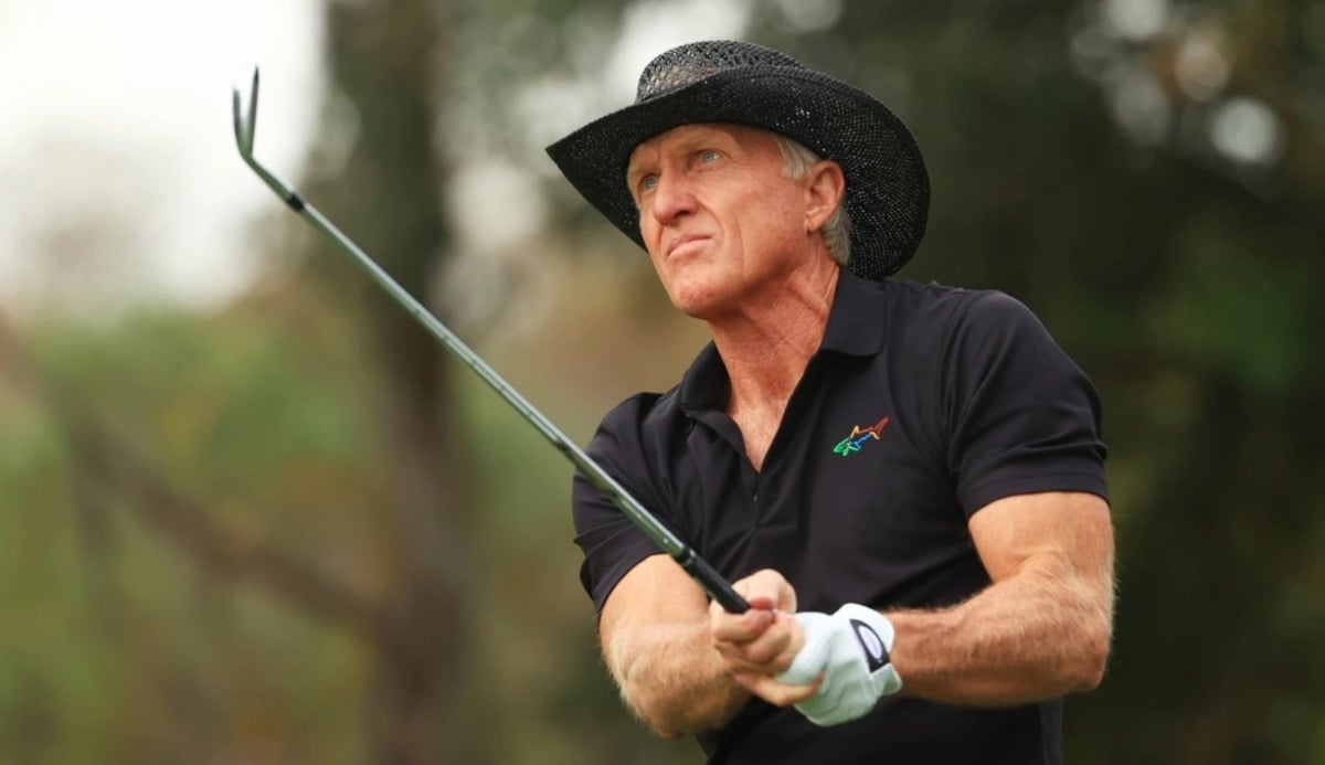 Greg Norman - 'Cá mập trắng' làng golf người Australia (Ảnh: Golf Monthly)