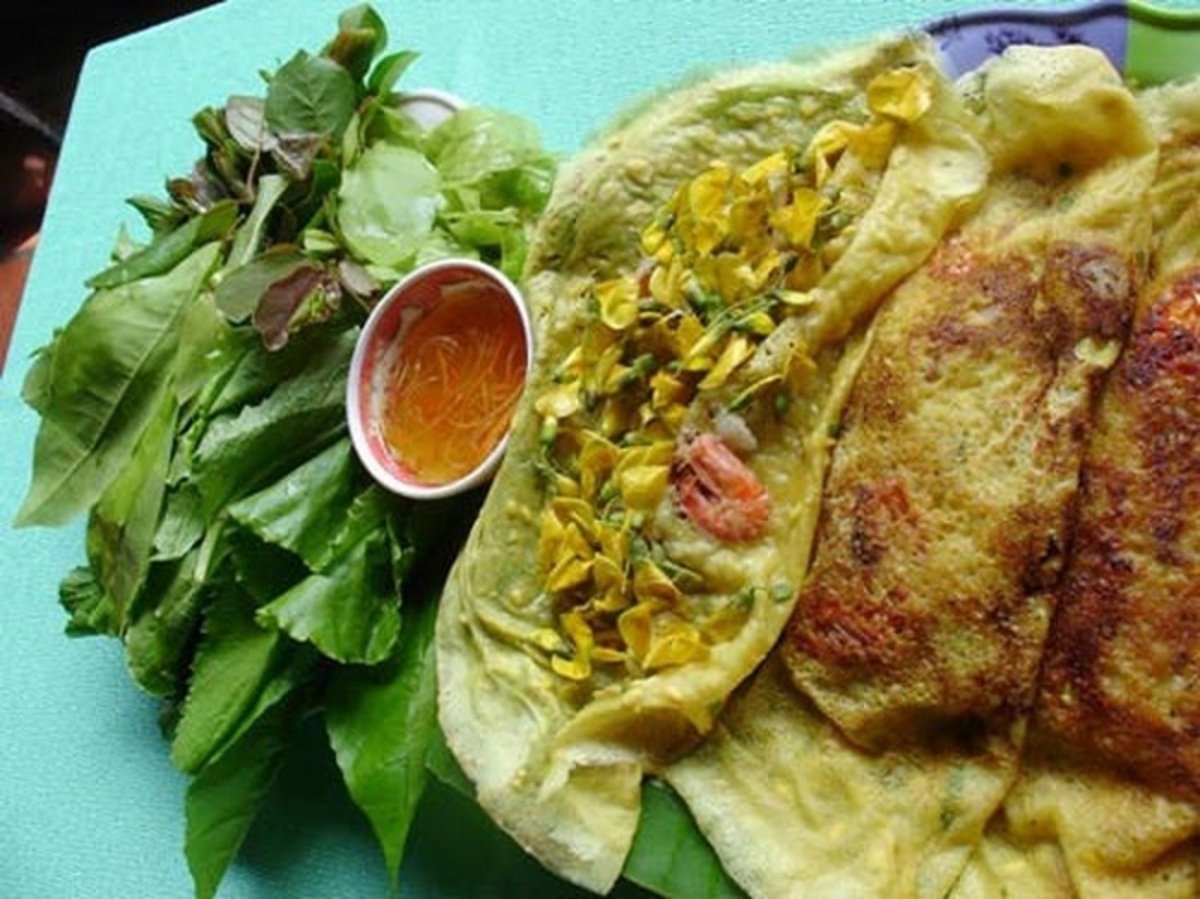 Bánh xèo núi Cấm (Nguồn: Internet)