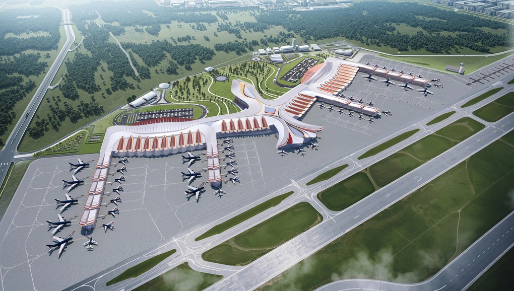 Thiết kế mới của sân bay Phú Quốc hé lộ trước APEC 2027 (Ảnh: CPG Consultants)
