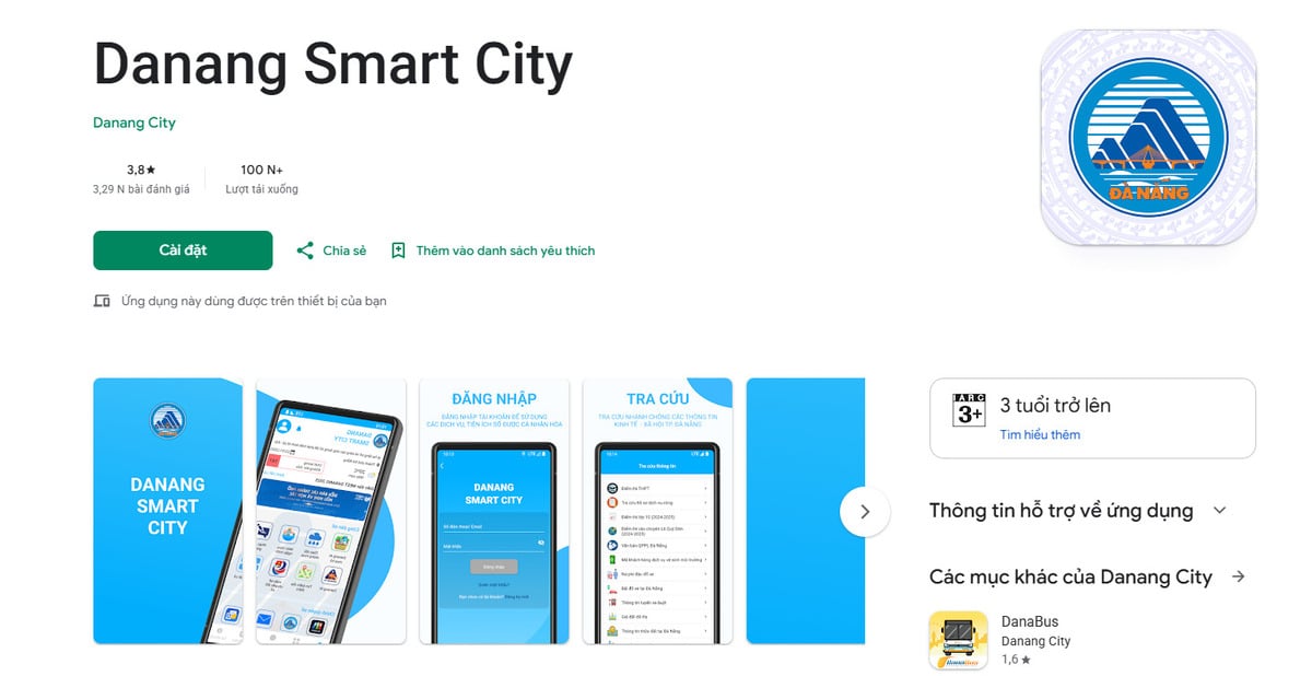 Ứng dụng Danang Smart City