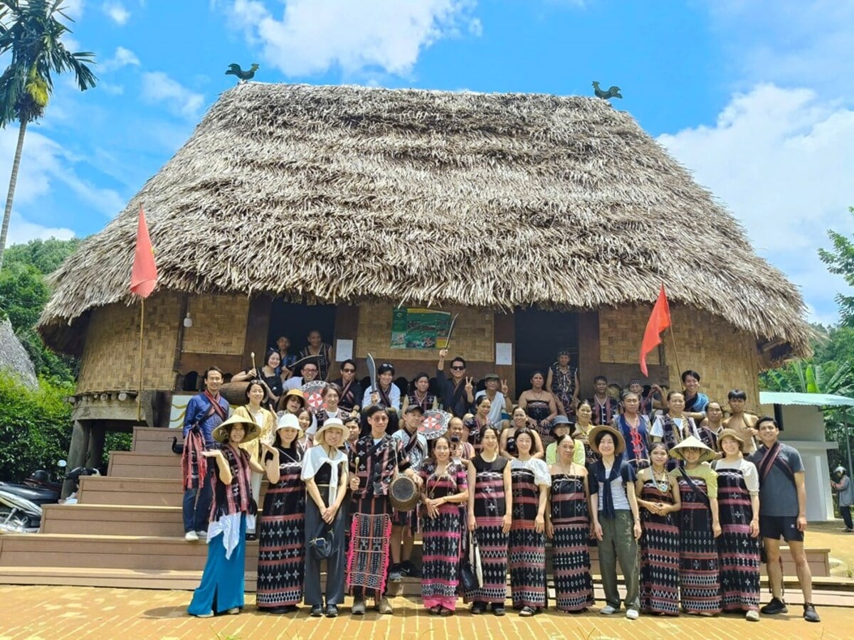 Làng du lịch cộng đồng Bhơ Hôồng thuộc xã Sông Kôn, thành phố Đà Nẵng (Ảnh: Ảnh: NVCC/Báo Văn Hóa)