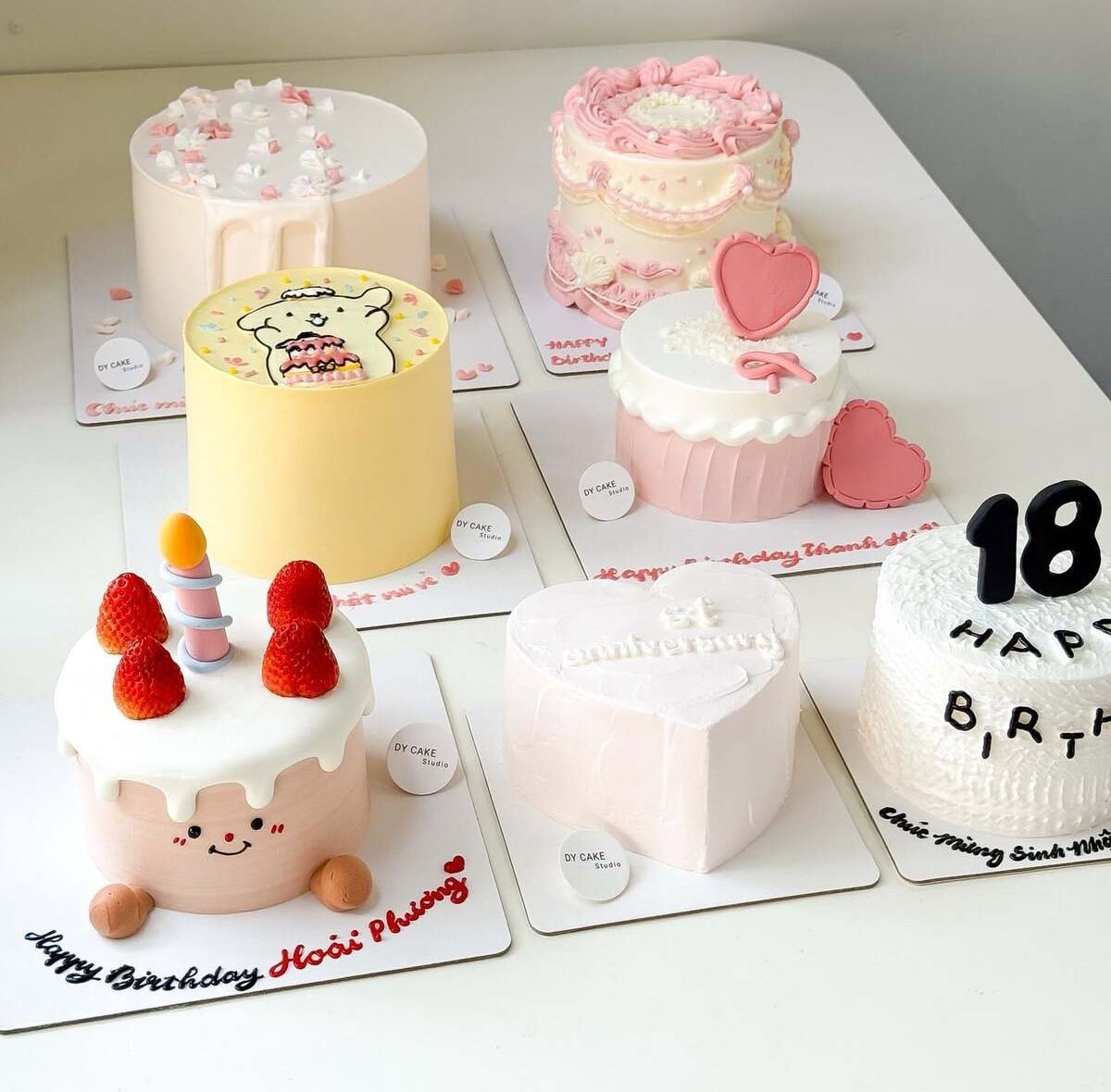 Dy Cake Studio là địa chỉ được nhiều bạn trẻ tại Đà Nẵng yêu thích (Ảnh: Dy Cake Studio)