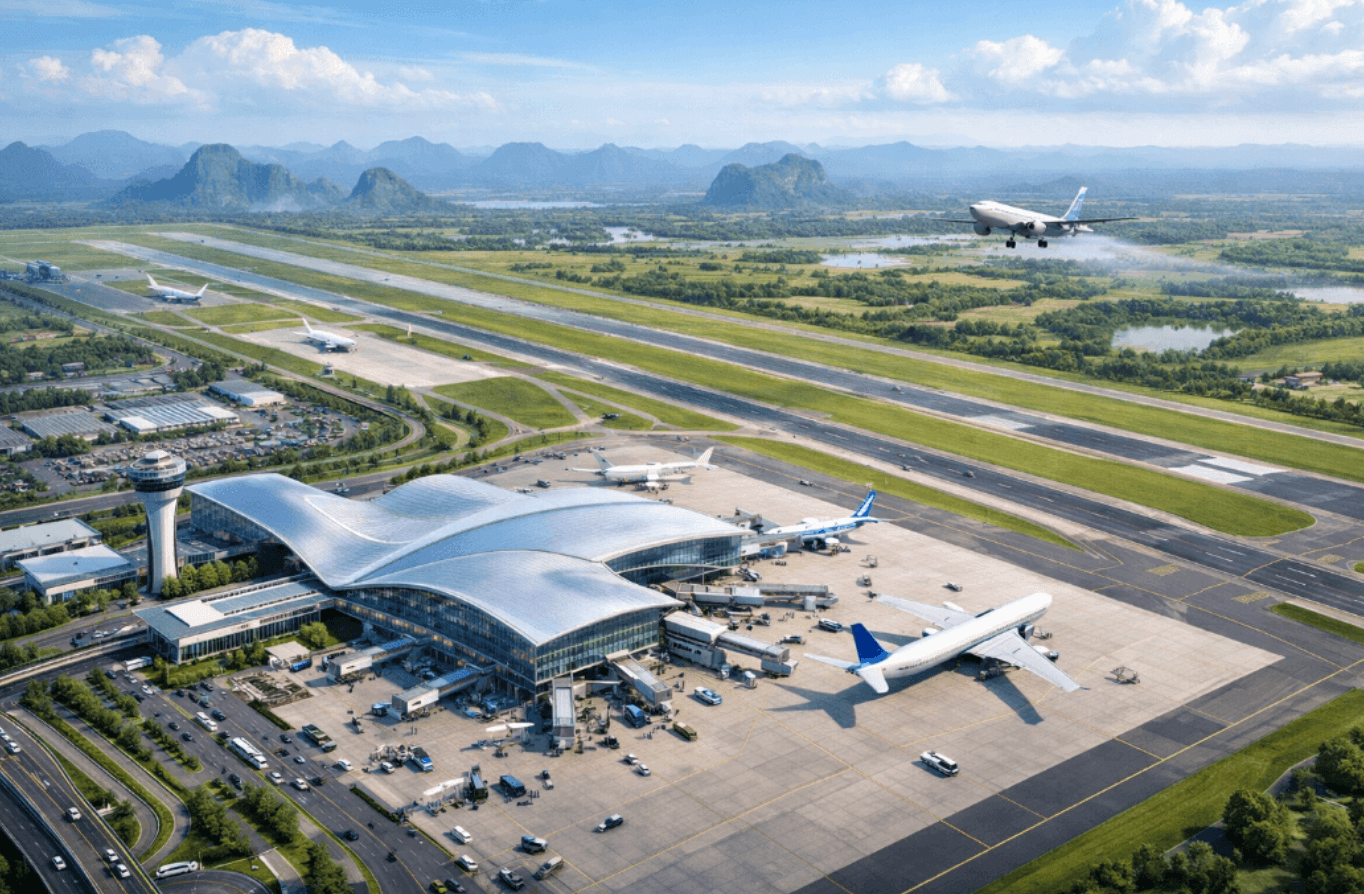 Trước đó, UBND tỉnh Ninh Bình đã có đề xuất bổ sung sân bay Ninh Bình vào Quy hoạch tổng thể hệ thống cảng hàng không toàn quốc (Ảnh: Internet)