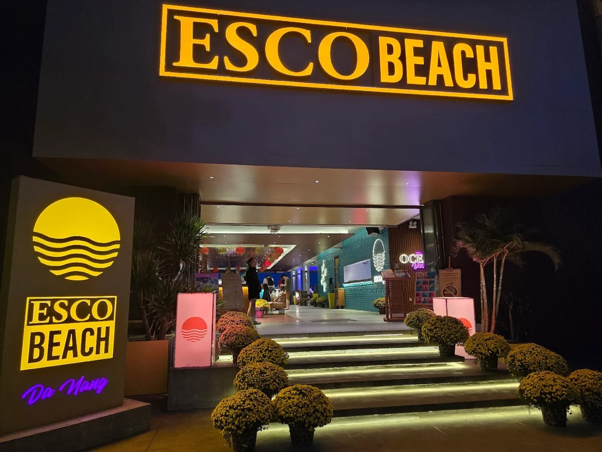 Cổng vào Esco Beach Đà Nẵng (Ảnh: Esco Beach)