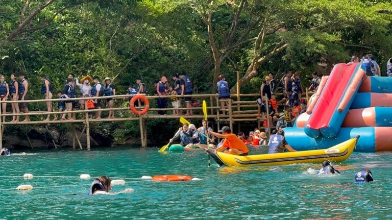 Những con số này cho thấy du lịch Phong Nha - Kẻ Bàng đang duy trì đà tăng trưởng ổn định, đặc biệt trong bối cảnh nhu cầu du lịch thiên nhiên, khám phá hang động và trải nghiệm sinh thái ngày càng được du khách quan tâm (Ảnh: Internet)