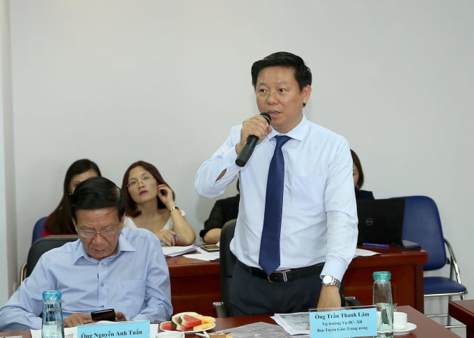 Ông Trần Thanh Lâm – Vụ trưởng Vụ báo chí - xuất bản, Ban Tuyên giáo Trung Ương