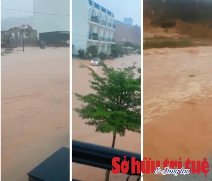 Mưa xuống dự án được