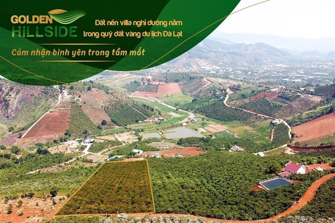 Bãi cà phê được Golden Group chào bán với tên gọi mĩ miều “Sản phẩm đất nền nghỉ dưỡng Golden Hillside”.