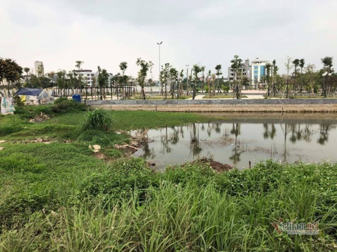 Dự án khu Nhà ở xã hội Thượng Thanh mới đang làm hạ tầng