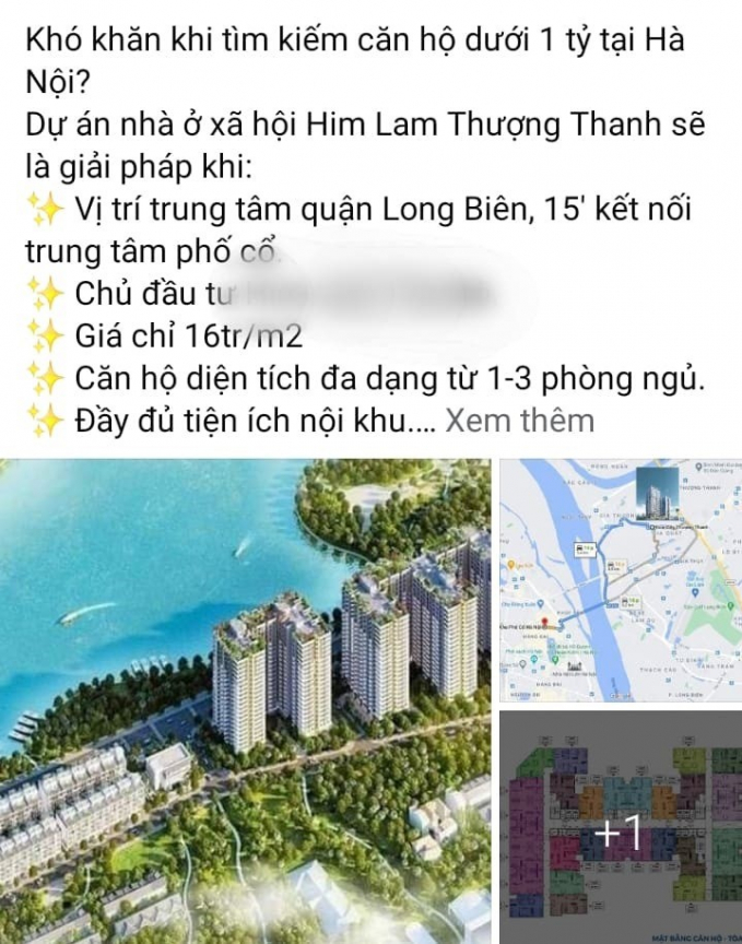 Nhiều môi giới đã liên tục đăng tin kèm theo các khoản chi phí ngoại giao khủng dù chủ đầu tư vẫn chưa công khai mở bán. Ảnh: Lao Động.