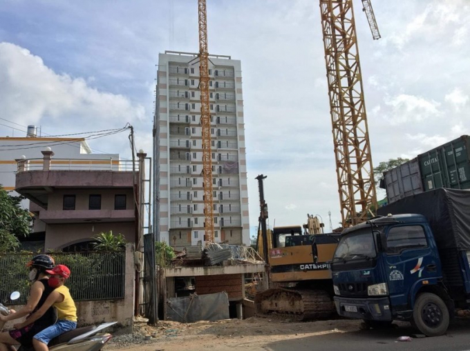 Dự án chậm giao nhà 5 năm.Ảnh:Đình Sơn
