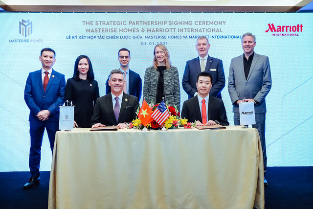 Lễ ký kết hợp tác chiến lược giữa Masterise Homes và Marriott International