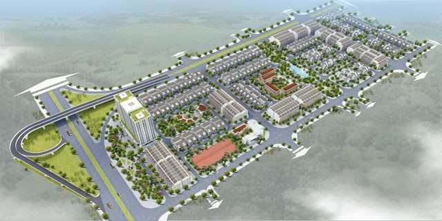 Đất nền vẫn được tiêu thụ tốt trong mùa dịch, điều chỉnh 2 dự án đô thị tại Mê Linh. Trong ảnh: Phối cảnh tổng thể dự án Khu nhà ở cao cấp Ba Đình. (Nguồn: Sở Quy hoạch kiến trúc Hà Nội)