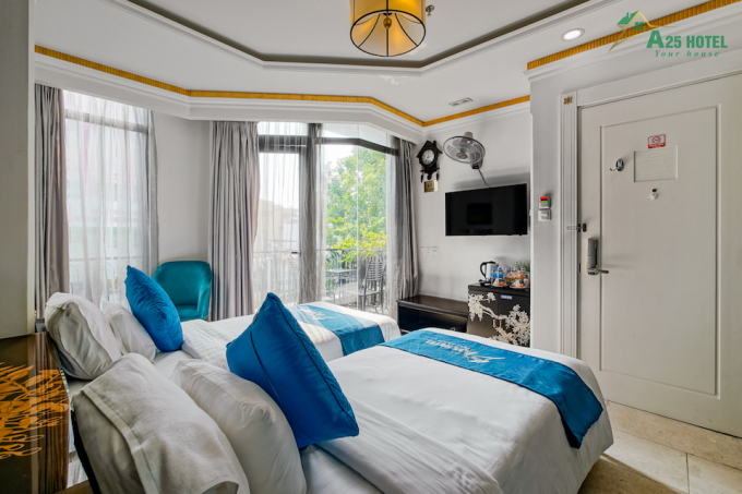 Với 600 phòng, mỗi phòng có thể dùng cho 2 người sử dụng, khách sạn A25 đủ dung lượng cho 1.000 y, bác sĩ lưu trú trong thời gian hỗ trợ TP Hồ Chí Minh chống dịch