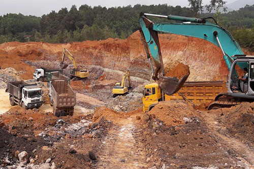 Một số địa phương cho khai thác khoáng sản nhưng chưa có hợp đồng thuê đất, chưa xác định tiền thuê đất phải nộp. Ảnh minh họa: TL