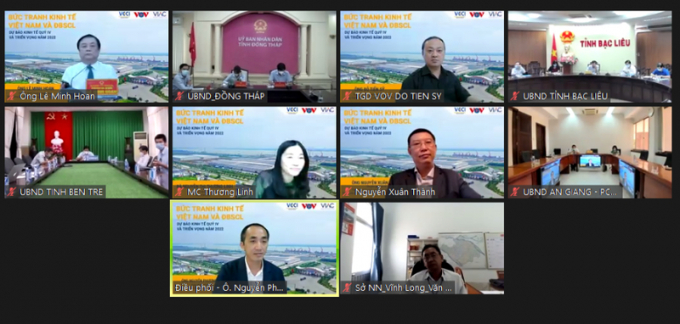 Hội thảo diễn ra theo hình thức trực tuyến.