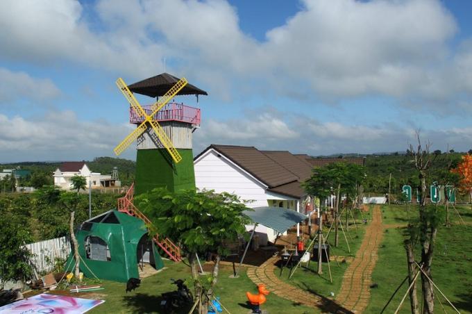 Một dự án do Công tyy TNHH Tà Đùng Topview đầu tư xây dựng ở tỉnh Đắk Nông. Ảnh: Vũ Long