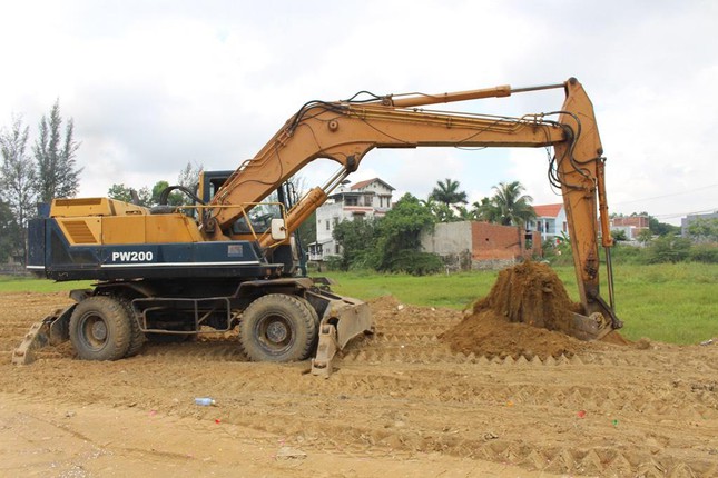 Hình ảnh khởi công dự án cũng được đăng tải để quảng cáo về dự án.